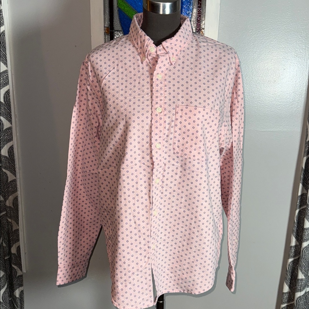 Vintage Abercrombie and Fitch heavy weight cotton long sleeve button down shirt.